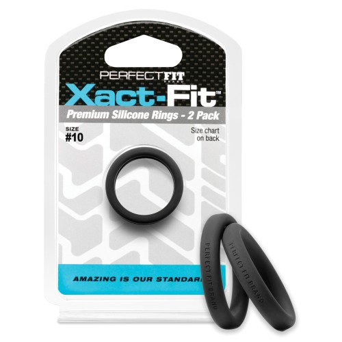 Perfect Fit Xact Fit #10 - Black Pack of 2