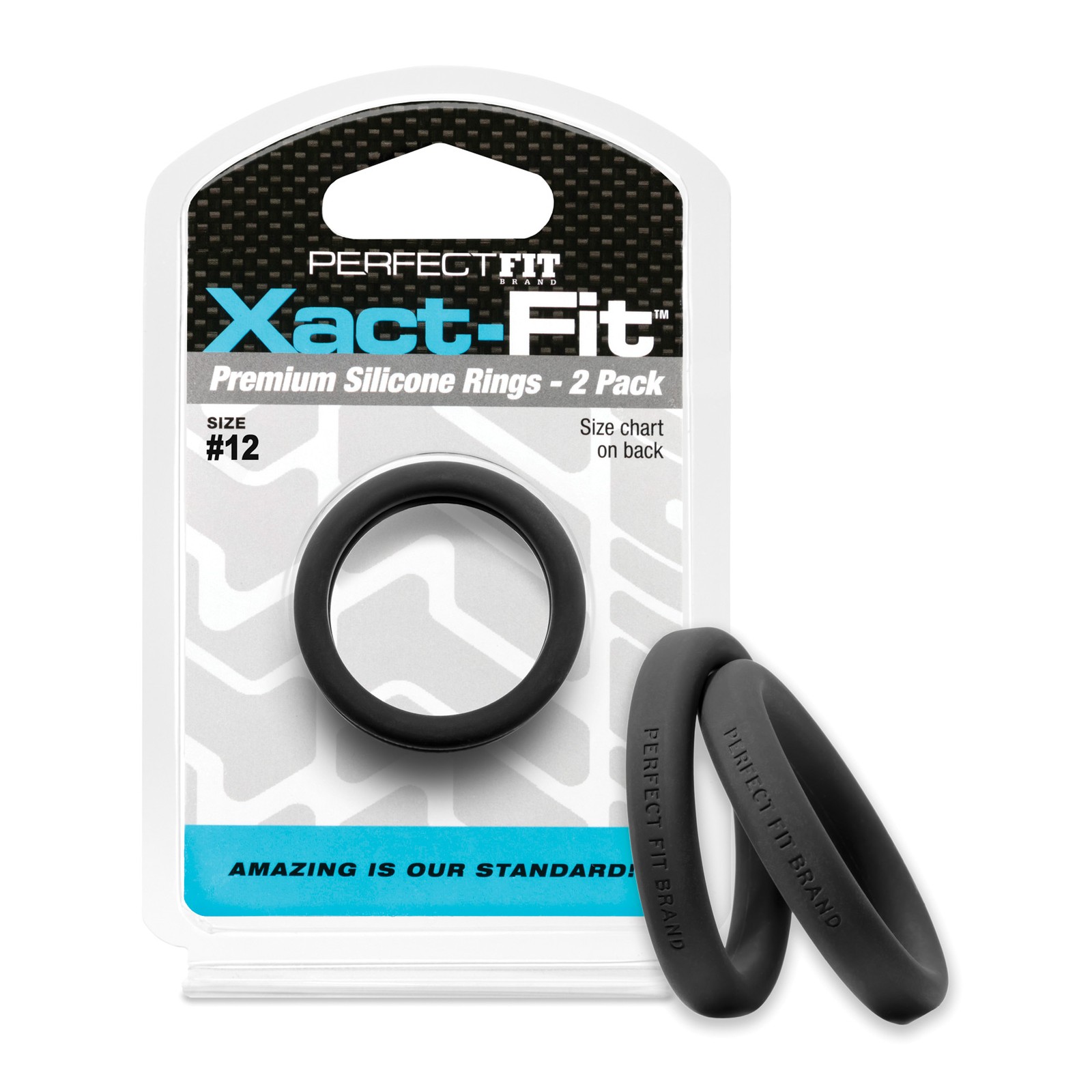 Anillo para Pene Perfect Fit Xact Fit #12 - Negro