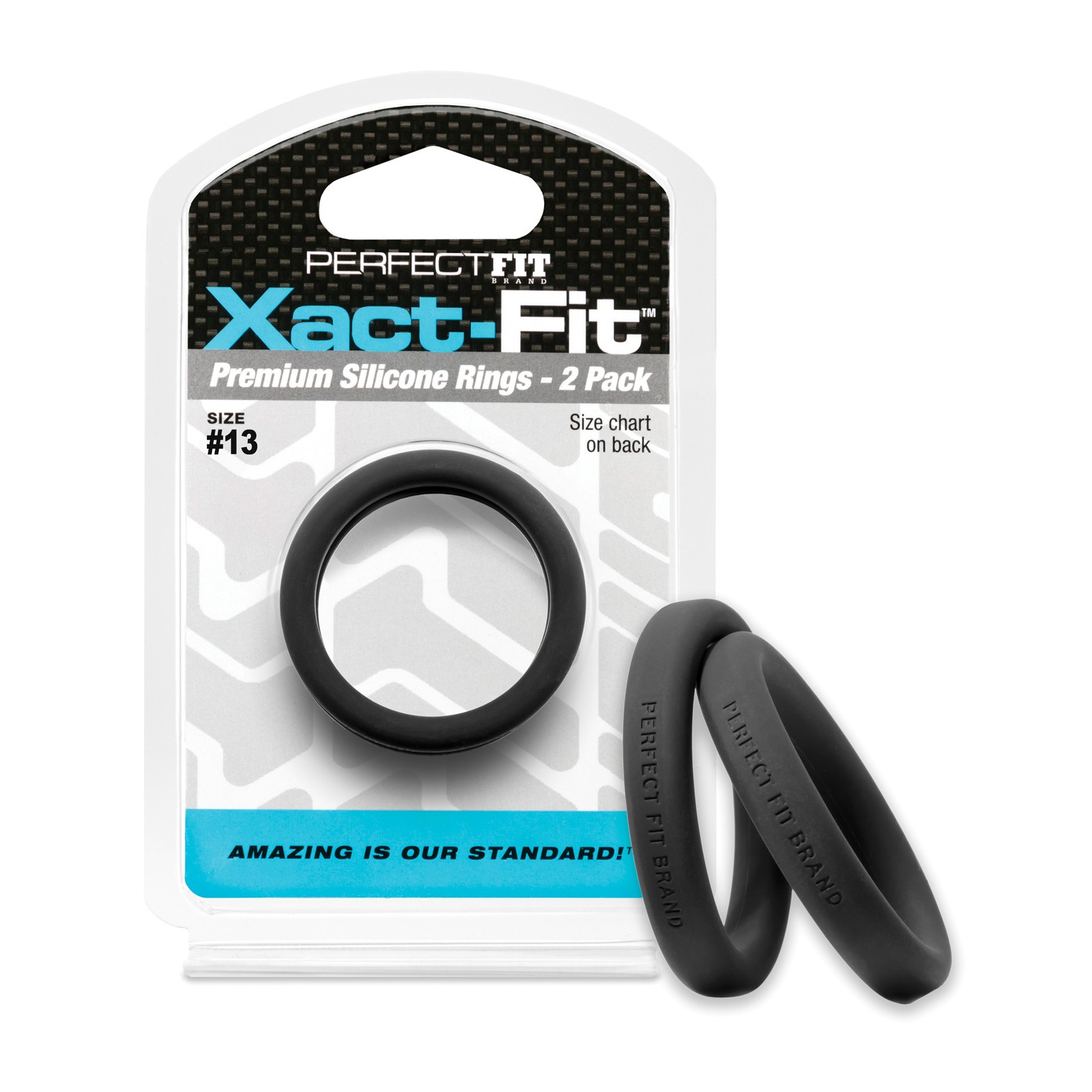 Perfect Fit Xact Fit #13 - Negro Paquete de 2