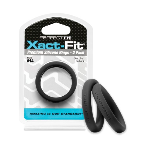 Perfect Fit Xact Fit #14 Cock Ring - Set of 2