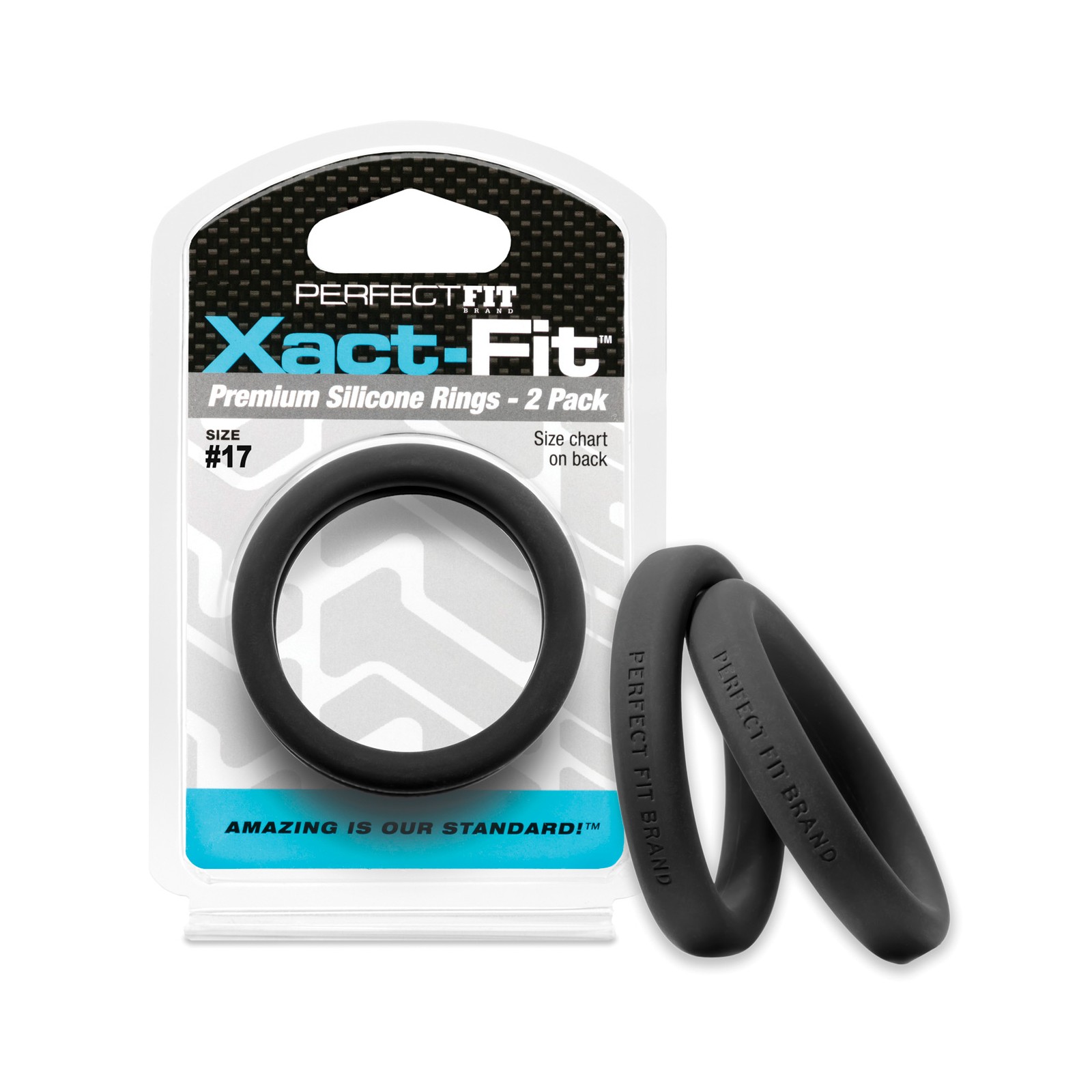 Anillo para el Pene Perfect Fit Xact Fit #17 Pack de 2