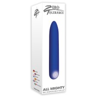 Zero Tolerance All Mighty Rechargeable Bullet Blue