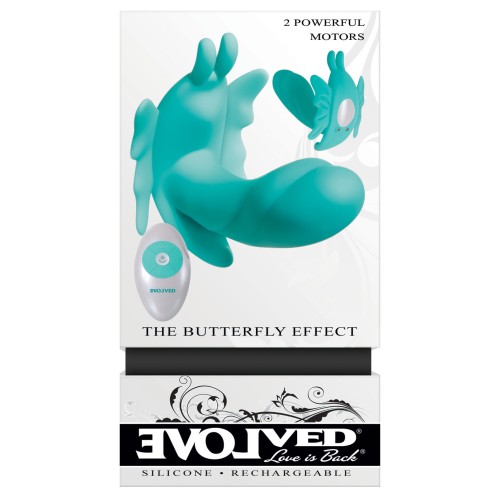 Evolved Butterfly Effect Dual Stim Vibrator Teal