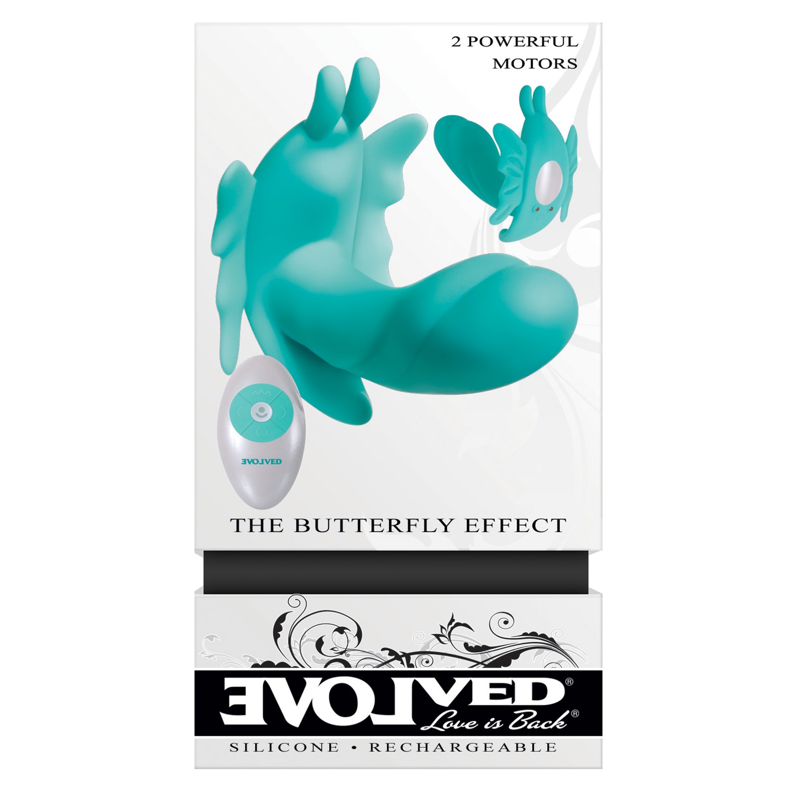 Evolved Butterfly Effect Dual Stim Vibrator Teal