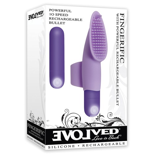 Bala Recargable Evolved Fingerific Morada