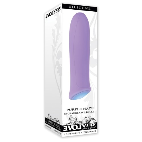 Bala Vibradora Recargable Evolved Purple Haze para Placer