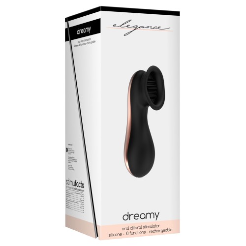 10-Speed Clitoral Stimulator by Shots Elegance - Black