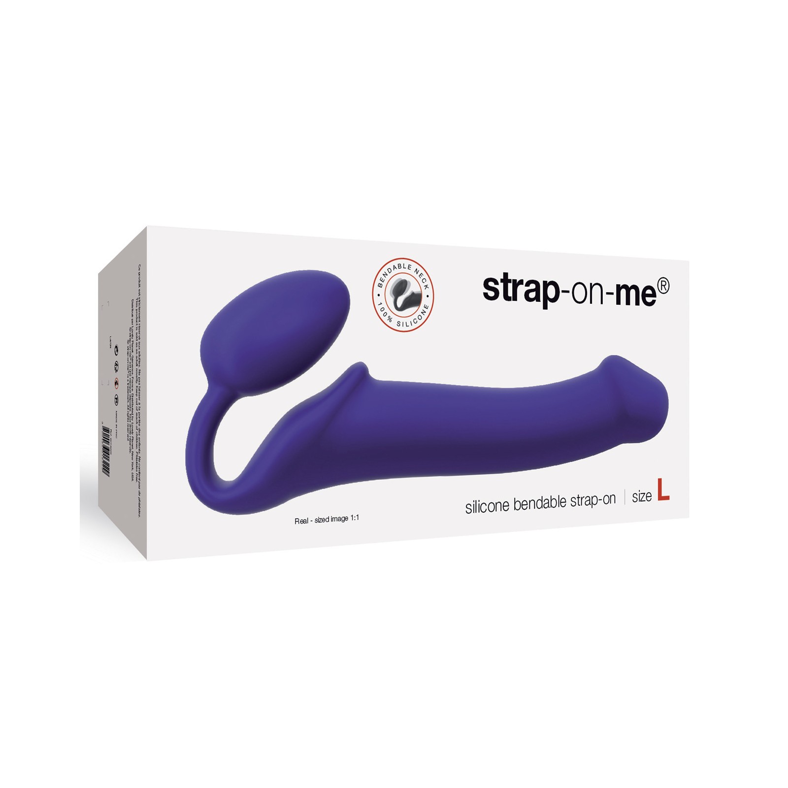 Strap On Me Silicone Bendable Strapless Strap On Large - Purple