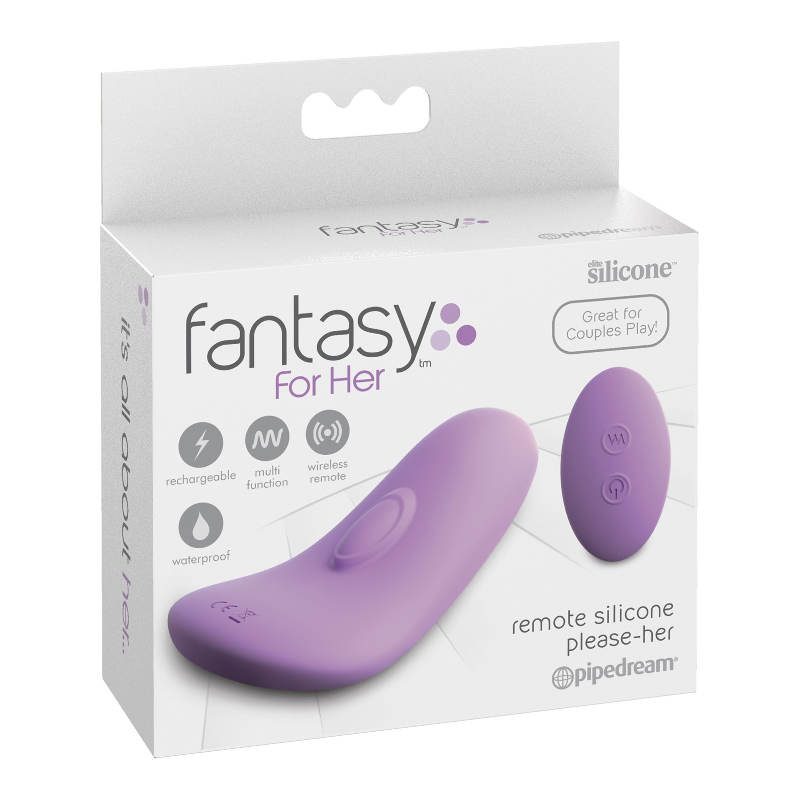 Fantasy For Her Silicone con Control Remoto para Placer Inolvidable