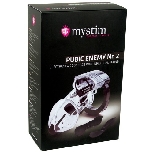 Cárcel para Pene Mystim Pubic Enemy #2 con E-Stim