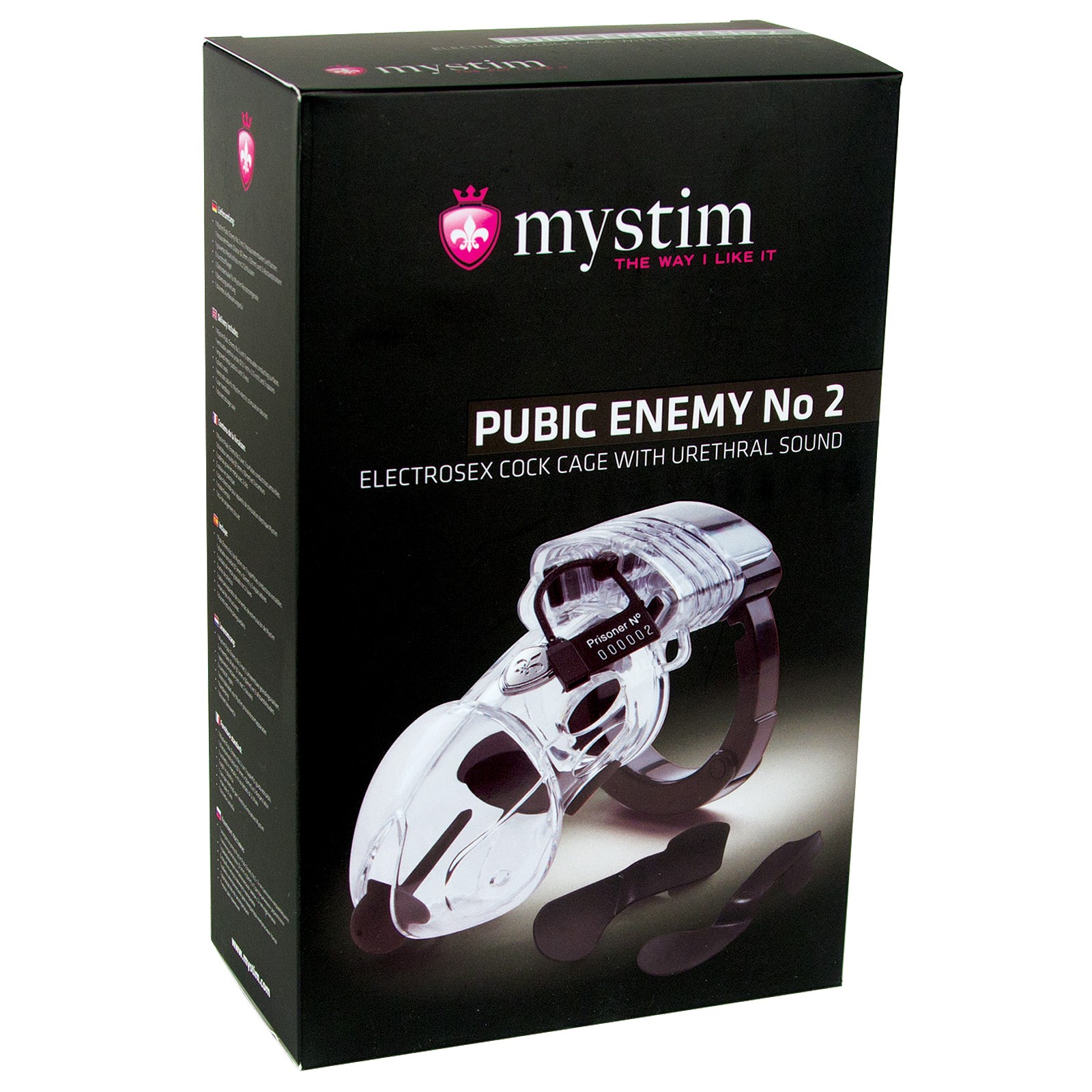 Cárcel para Pene Mystim Pubic Enemy #2 con E-Stim