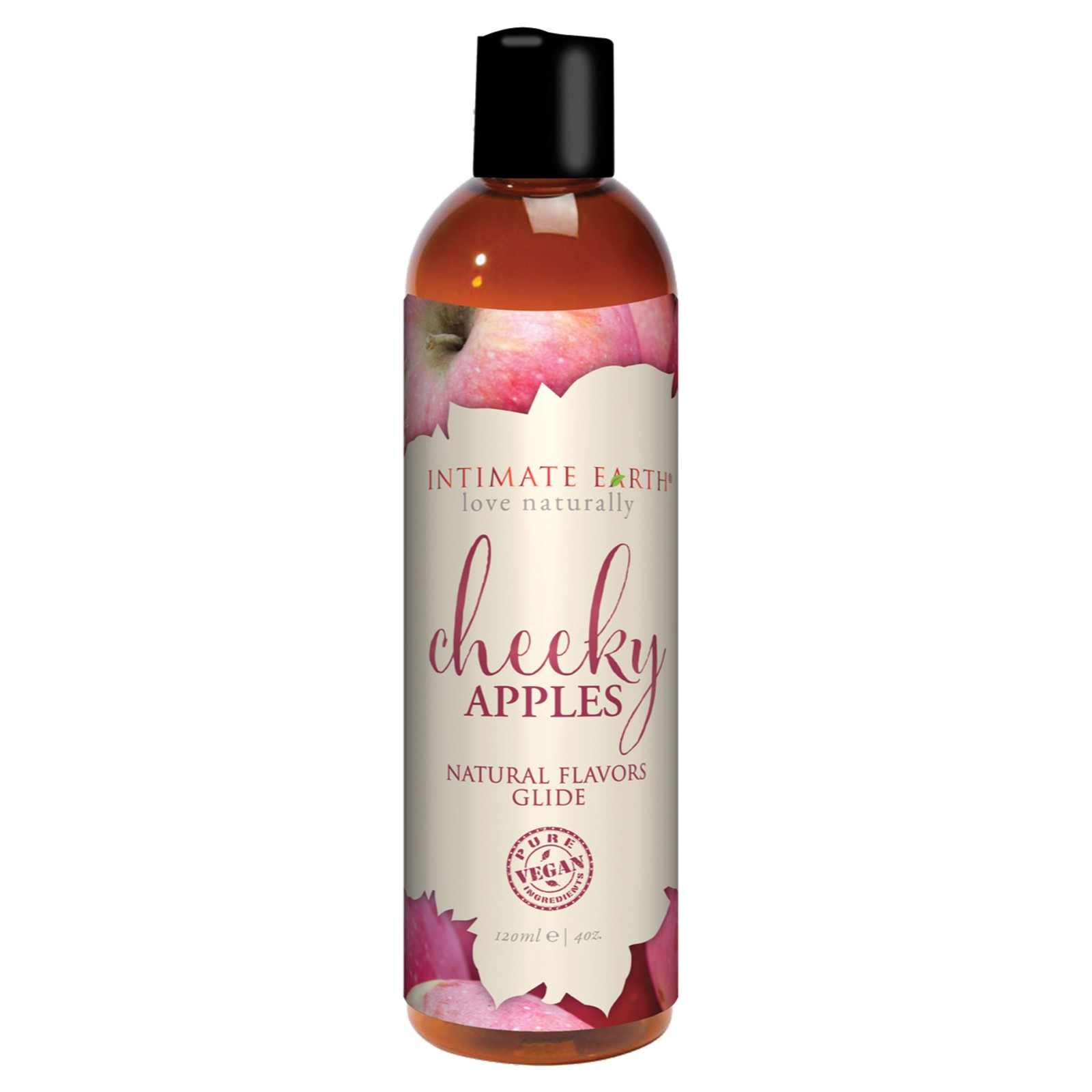 Intimate Earth Cheeky Apples Natural Flavored Glide for Pleasure