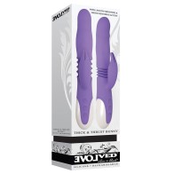 Vibrador Evolved Thick & Thrust Bunny Doble Estímulo Recargable