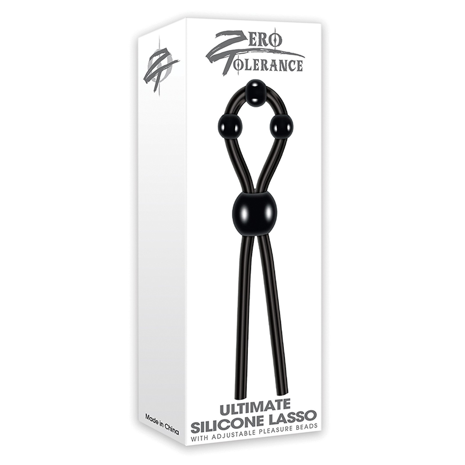 Anillo de Pene Lasso Ultimate Zero Tolerance Negro