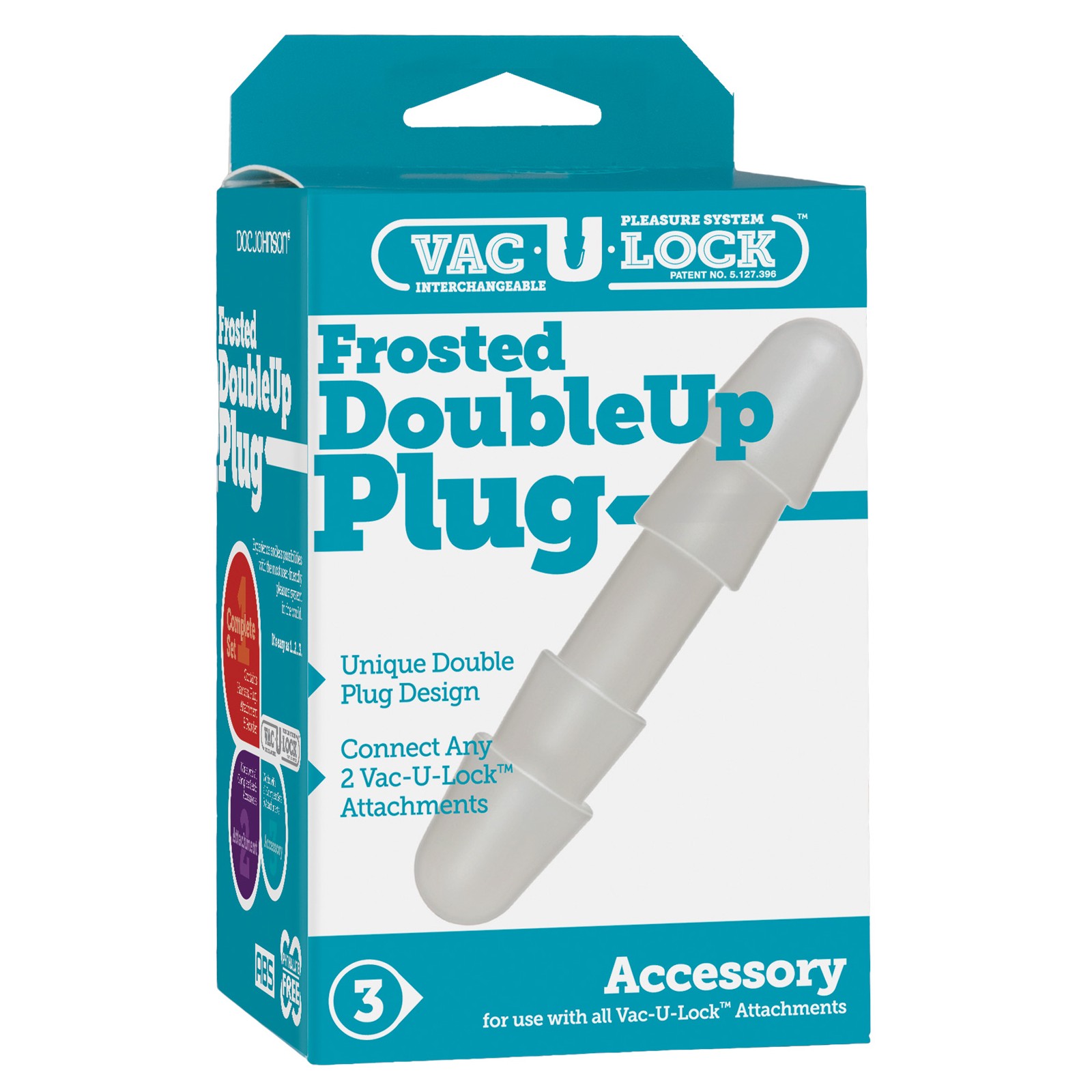 Vac-U-Lock Double Up Plug for Couples