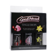 GoodHead Tingle Drops Kit for Enhanced Oral Play