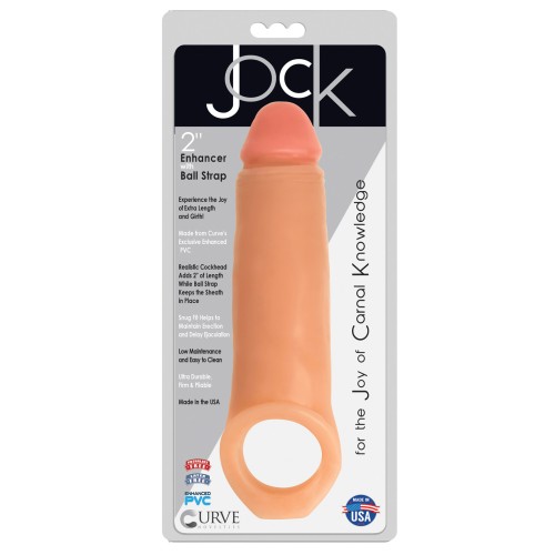 Curve Toys Jock Enhancer 2" Extender Vanilla