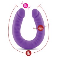 Blush Ruse 18-Inch Slim Double Dong Purple - Thrill & Pleasure