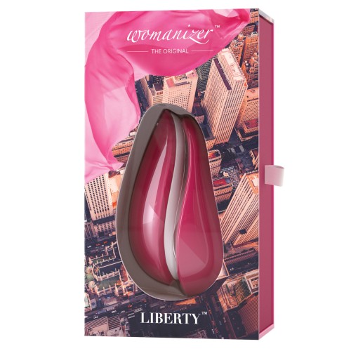 Womanizer Liberty Vino Rojo Estimulador Clitoriano de Viaje