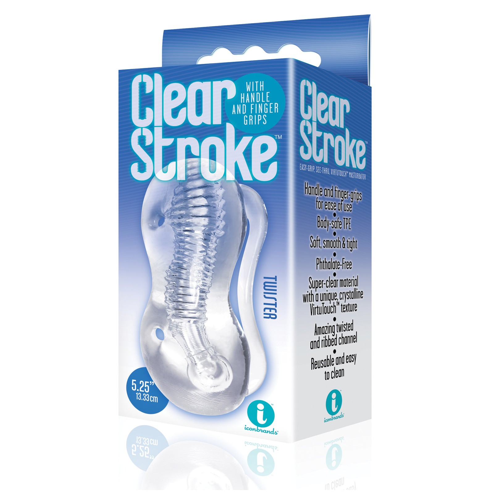 Clear Stroke Twister Masturbator