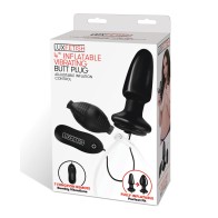 Inflatable Vibrating Butt Plug Lux Fetish for Custom Pleasure