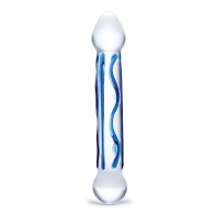 Dildo de Cristal Texturizado Punta Completa para Placer