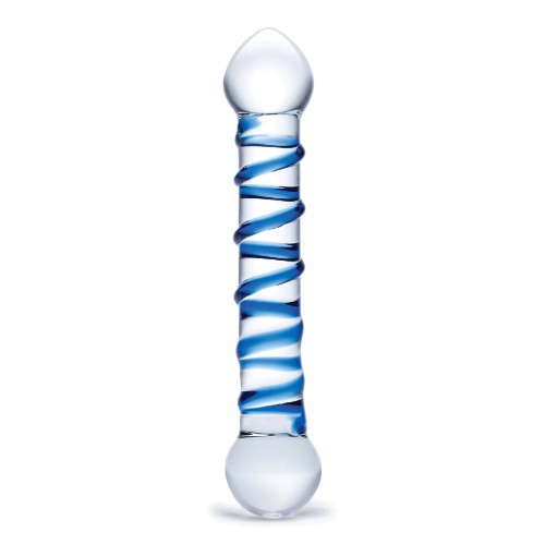 Dildo Spiral de Glas de 6.5"