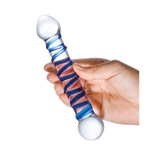 Dildo Spiral de Glas de 6.5"