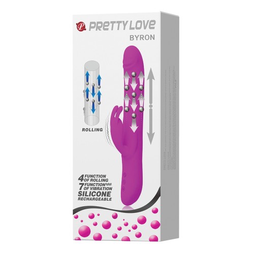 Pretty Love Byron Thrusting Rabbit Fuchsia