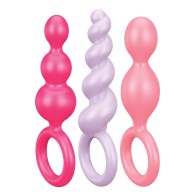 Plugs Booty Call de Satisfyer Colores Asst.