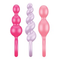 Plugs Booty Call de Satisfyer Colores Asst.