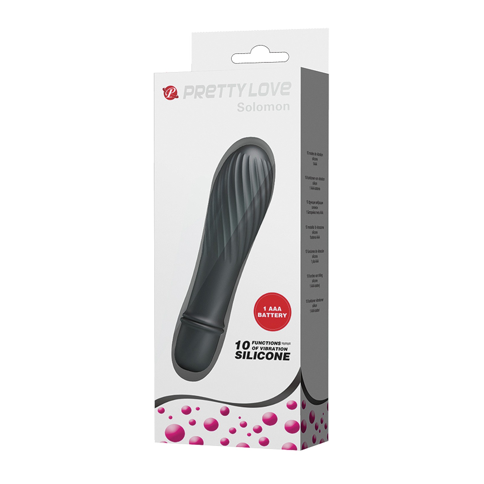 Pretty Love Solomon G-Spot Vibrator in Black