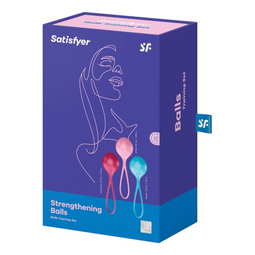 Juego de Bolas de Fortalecimiento Satisfyer - Set Variado de 3