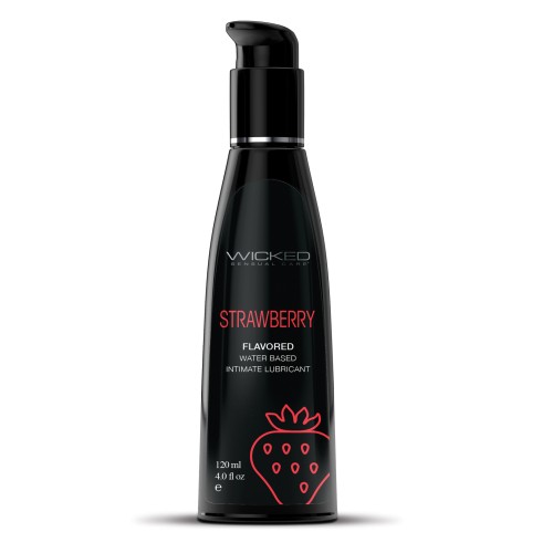 Wicked Sensual Care Aqua Water Based Lubricant - Strawberry