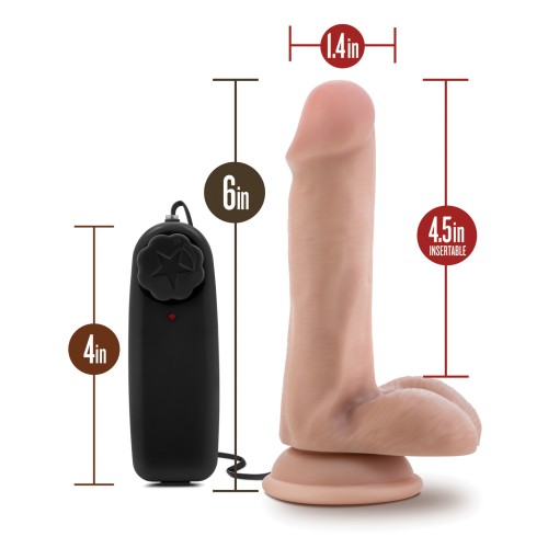 Dr. Skin Pene Vibrador de 6" con Base de Succión