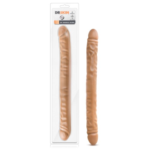 Blush Dr. Skin 18" Double Dildo - Realistic Pleasure