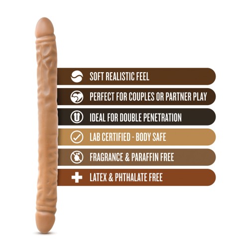 Blush Dr. Skin 18" Double Dildo - Realistic Pleasure