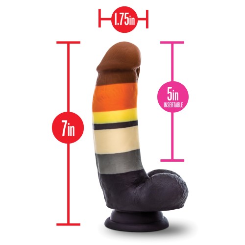 Blush Avant P9 Bear Pride Dildo - Multi Color - Adult Toy