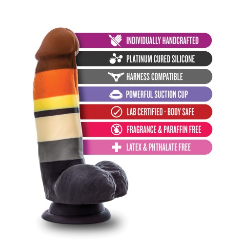 Blush Avant P9 Bear Pride Dildo - Multi Color - Adult Toy