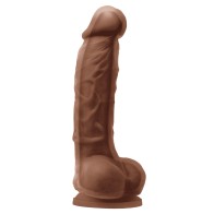 Colours Dual Density 5 Inch Dildo Brown