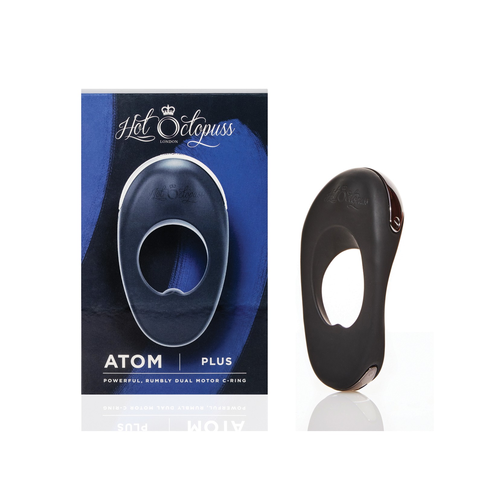 Hot Octopuss Atom Plus Cock Ring - Black