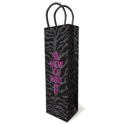 Bolsa de Regalo Elegante You Know You Want It