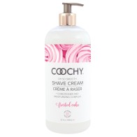 COOCHY 32 oz Frosted Cake Shave Cream for Irritation-Free Shaving