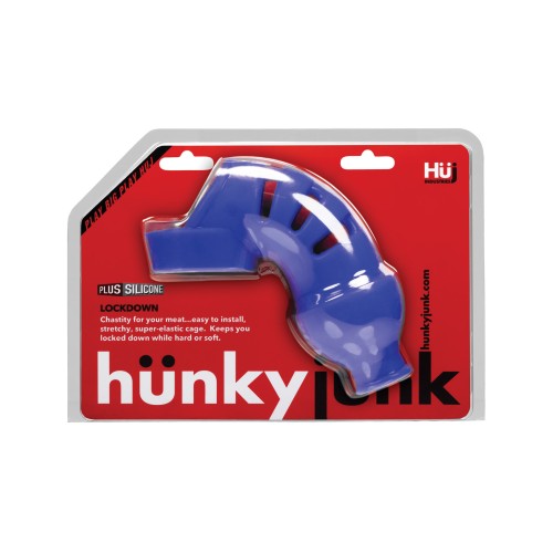 Dispositivo de Castidad Hunky Junk Lockdown - Cobalto