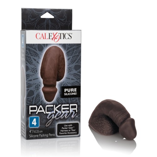 Packer Gear 4" Silicone Packing Penis - Black