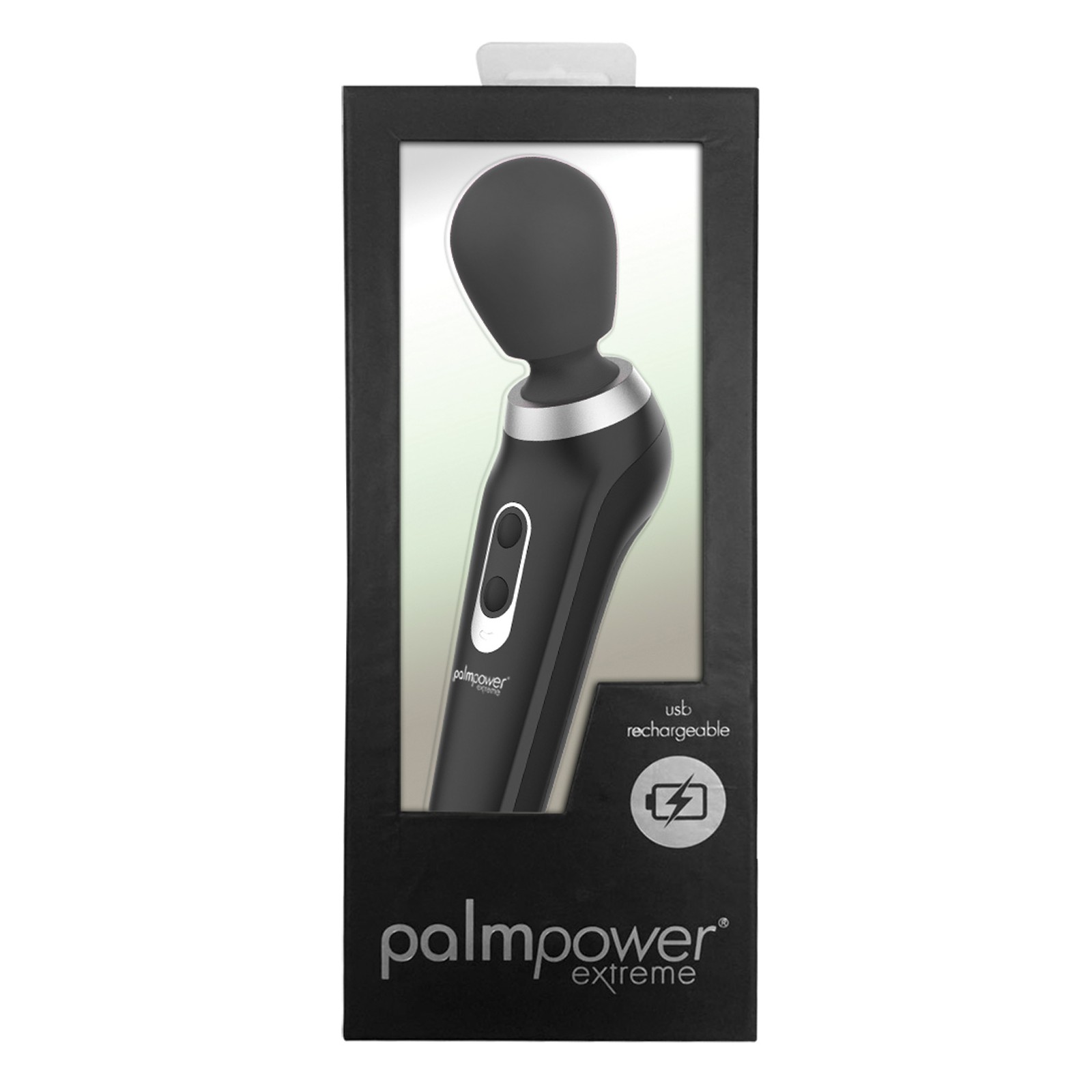 Palm Power Extreme Rechargeable Wand - Black