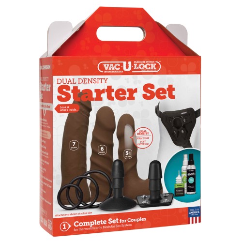 Set de Inicio Densidad Dual Vac-U-Lock para Juego Strap-On