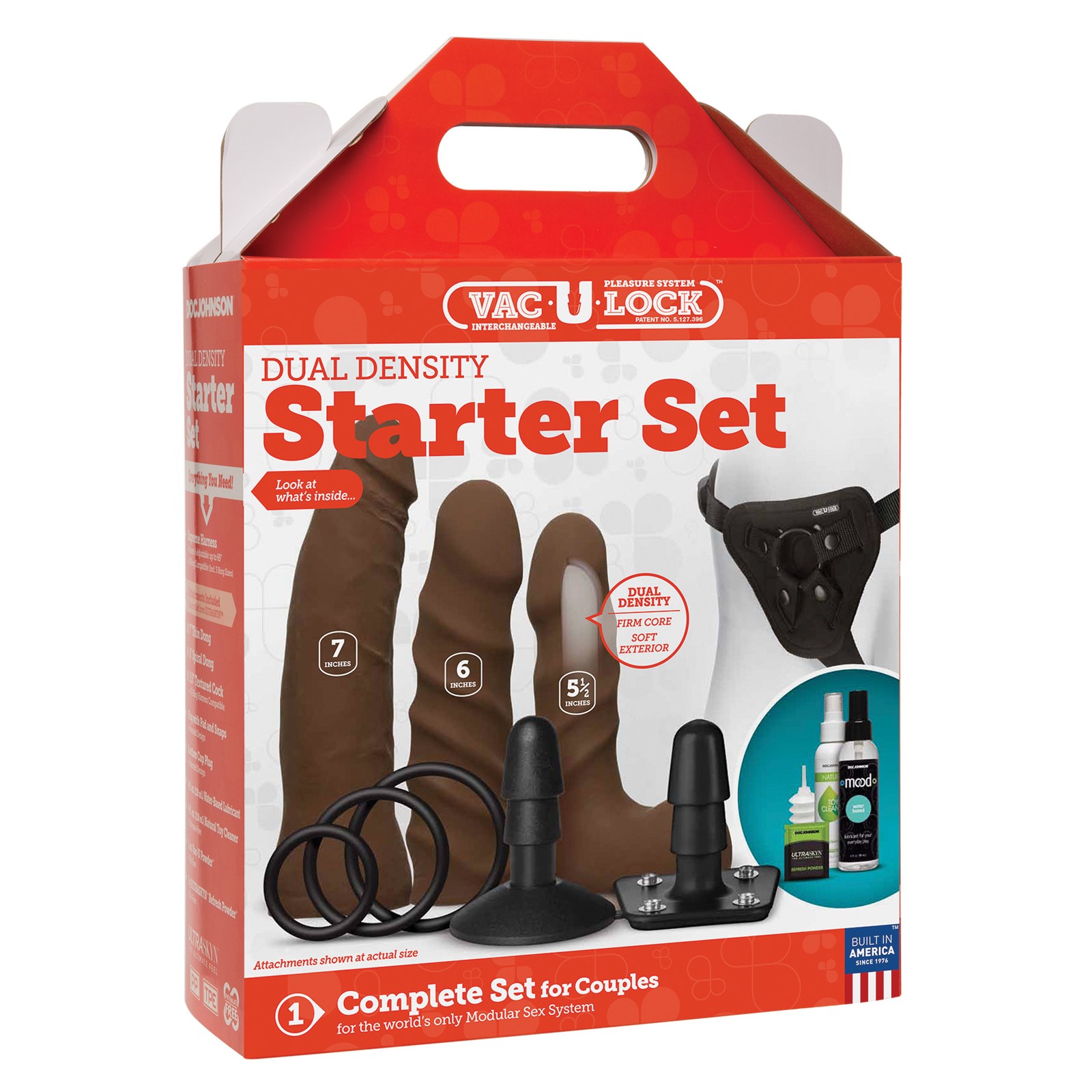 Dual Density Vac-U-Lock Starter Set for Strap-On Play