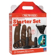 Set de Inicio Densidad Dual Vac-U-Lock para Juego Strap-On