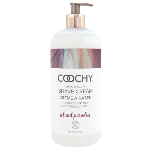 COOCHY Shave Cream - 32 oz Island Paradise